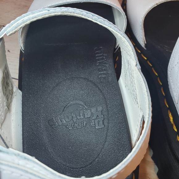Dr Martens x Free People Womens Size 7 White Voss Quad Platform Sandals - Picture 9 of 13